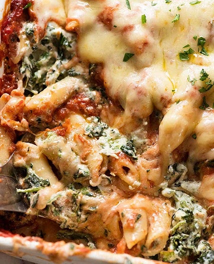 Spinach & Ricotta Pasta Bake