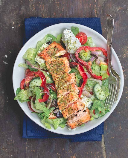 Greek Salmon Salad Recipe