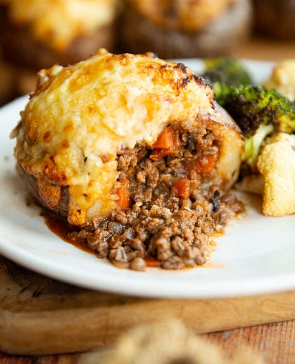 Cottage Pie Baked Potatoes