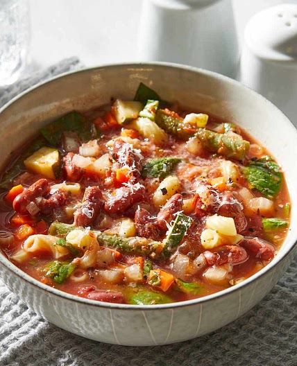 Slow Cooker Vegetarian Minestrone