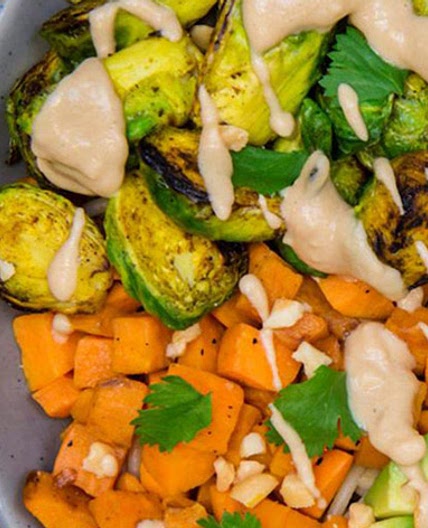 Avocado Sweet Potato Buddha Bowl