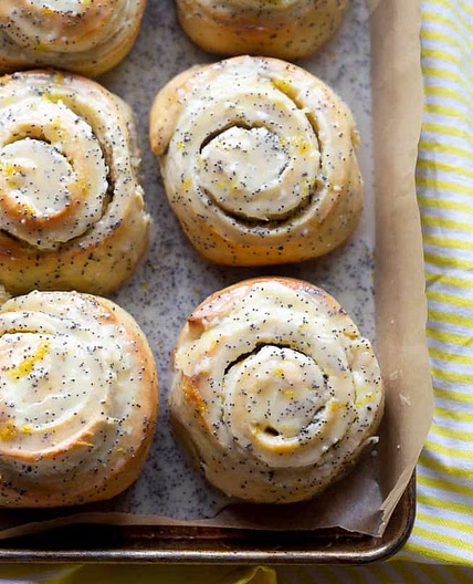 Lemon Poppy Buns