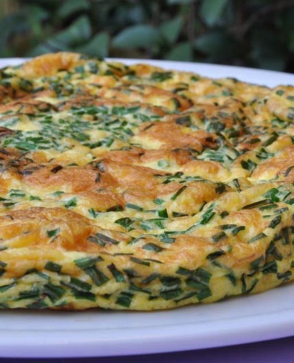 Frittata all'erba cipollina
