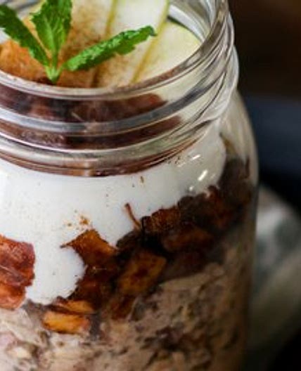 Apple Pie Overnight Oats