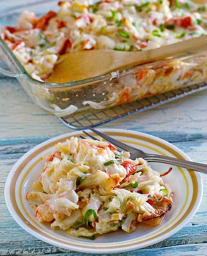 Chinese Baked Lobster and Crab Casserole