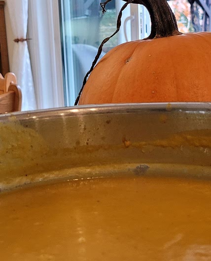 Potage épicé a la citrouille