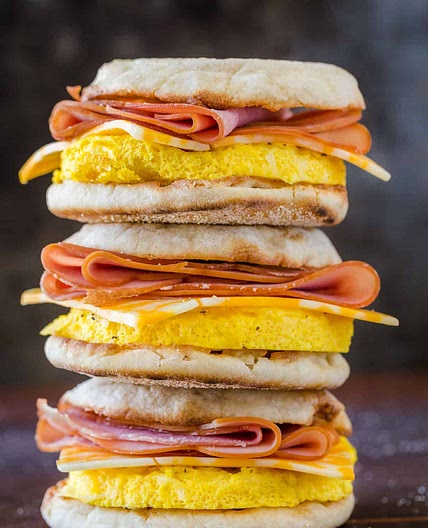 Make-Ahead Freezer Breakfast Sandwiches