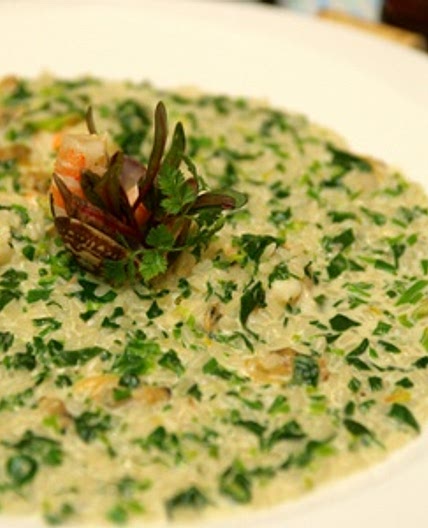 시금치크림리조또