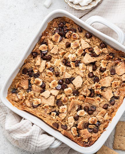 S’mores Baked Oatmeal