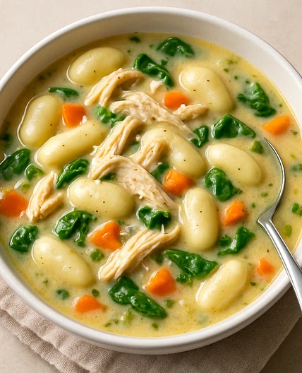 Rotisserie Chicken Gnocchi Soup