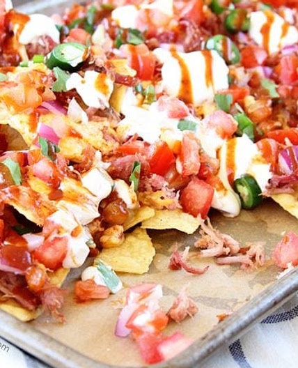 Southern Sheet Pan Nachos