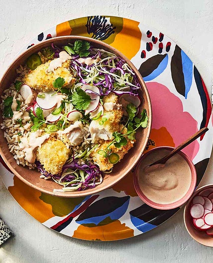 Crispy Fish Taco Bowls