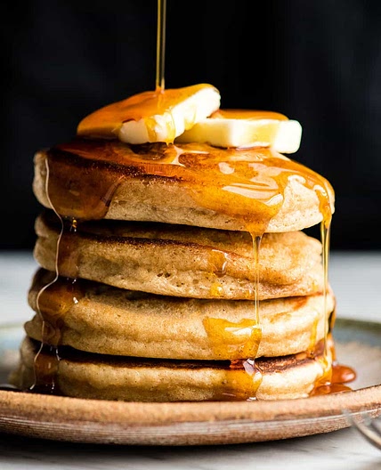 Healthy Greek Yogurt Pancakes Recipe (gluten-free option)