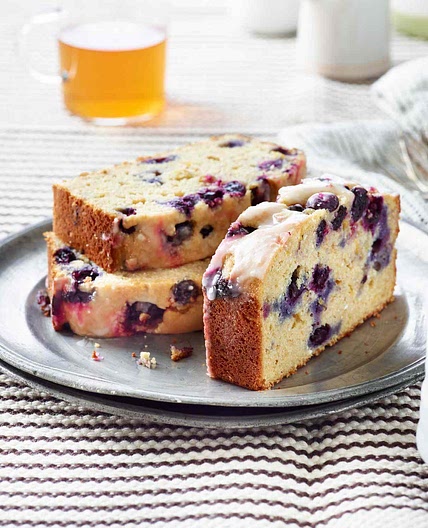 Blueberry-Lemon Ricotta Pound Cake