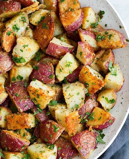 Roasted Potatoes (with Parmesan, Garlic, and Herbs)