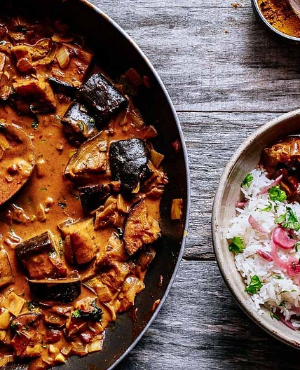 Aubergine Curry