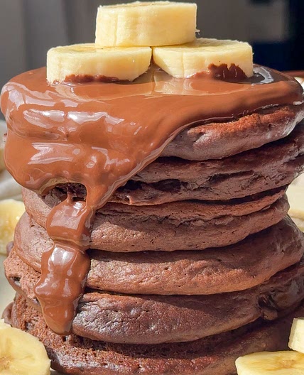 Chocolate Protein Pancakes