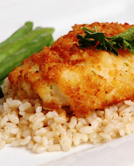 Fish with Potato Crust