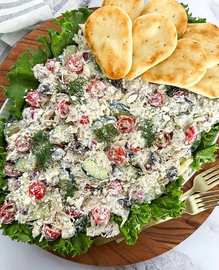 Greek Dill Chicken Salad