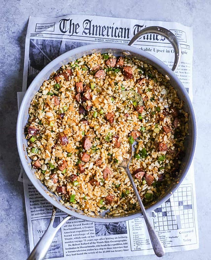 Dirty Cajun Cauliflower Rice