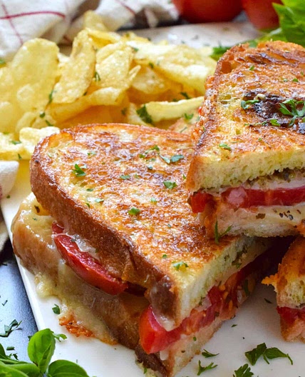 Tomato Grilled Cheese Sandwich