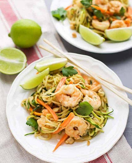 Zucchini Stir Fry with Shrimp