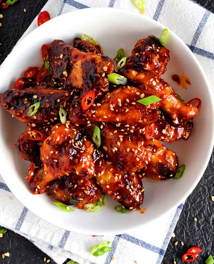 Korean Gochujang Chicken Wings