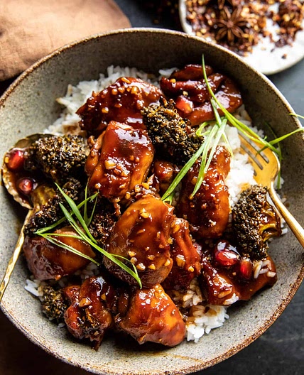 Sheet Pan Sticky Ginger Soy Chicken and Broccoli