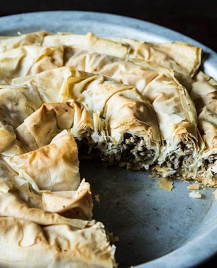 Balkan Lamb and Leek Pie