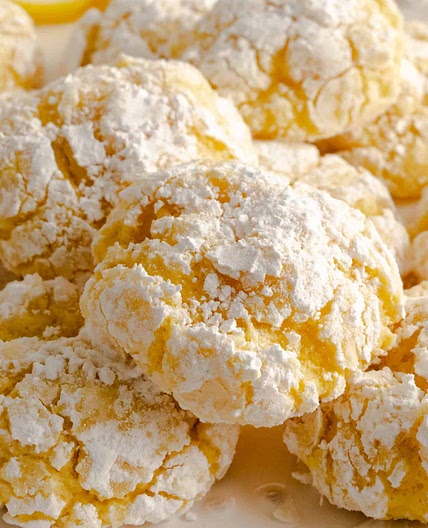 Lemon Crinkle Cookies