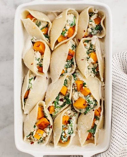 Butternut Squash Stuffed Shells