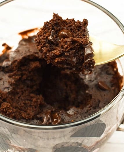 1 Minute Chocolate Brownie Mug Cake