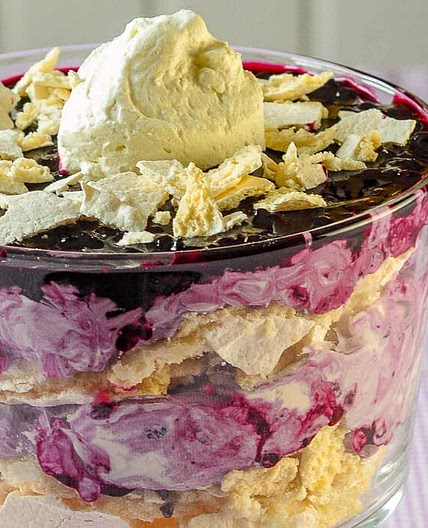 Blueberry Eton Mess