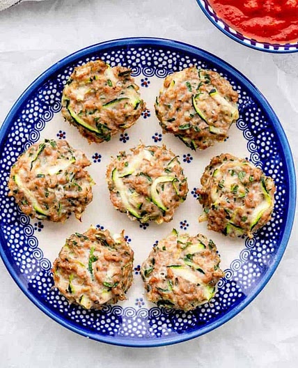 Chicken Zucchini Poppers