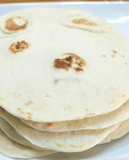 Soft Homemade Flour Tortillas