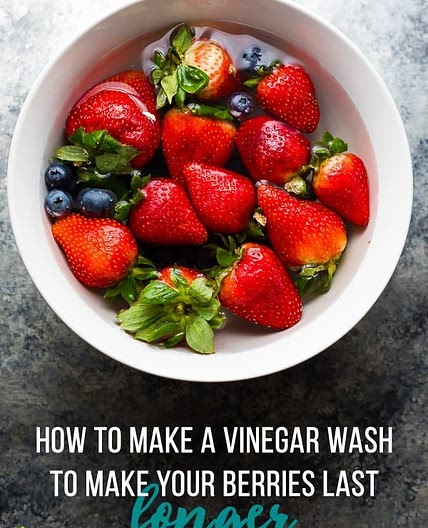 How to Make Vinegar Fruit Wash