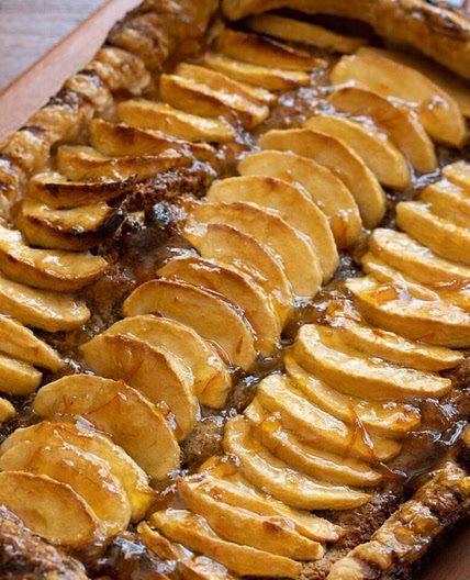Apple Tart with Hazelnut Frangipane