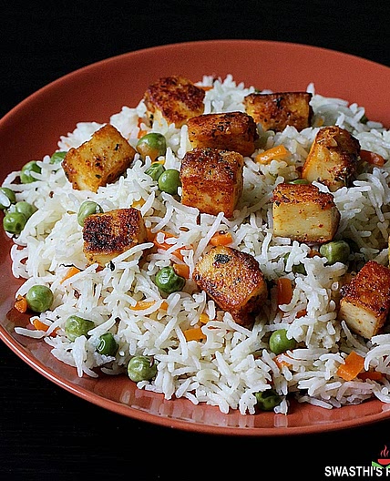 Paneer Pulao Recipe (Paneer Rice)