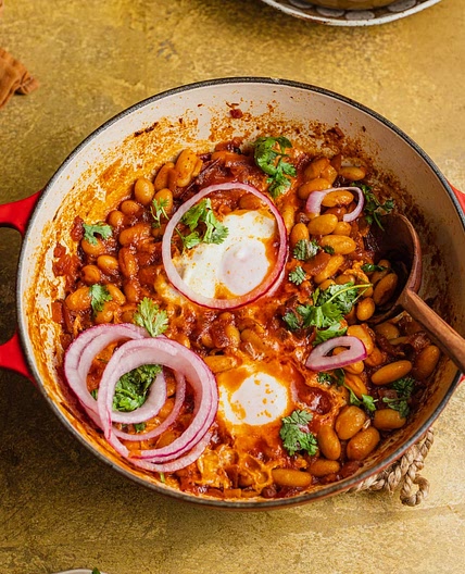 Breakfast Beans and Eggs