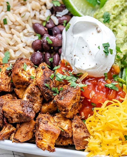 Copycat Chipotle Chicken Burrito Bowls CFC Style