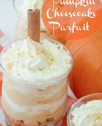 No-Bake Pumpkin Cheesecake Parfaits
