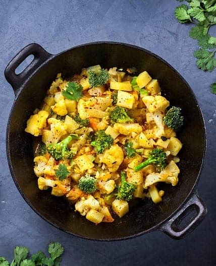 Aloo Gobi Potatoes and Cauliflower