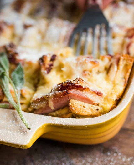 Overnight Monte Cristo Breakfast Casserole