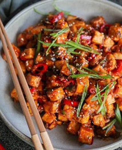 Spicy Garlic Tofu