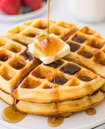 The Very Best Crispy Waffles