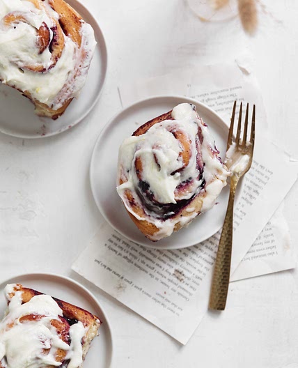 Blueberry Cinnamon Rolls