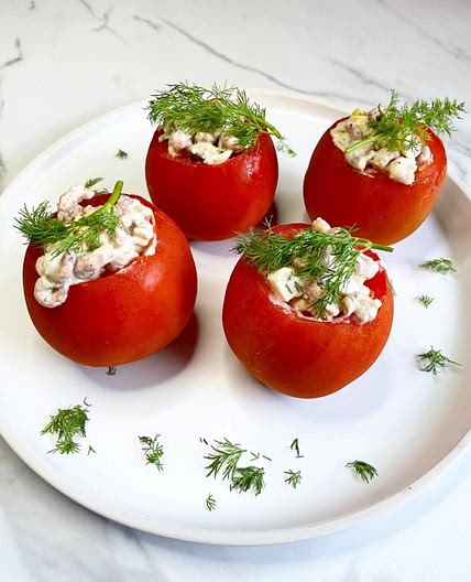 Shrimp Stuffed Tomatoes