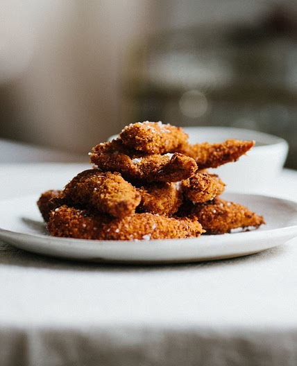 Chicken Tenders with Apple Cider Dipping Sauce