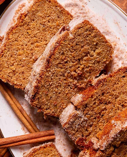 Apple Cider Donut Cake with Cinnamon Sugar
