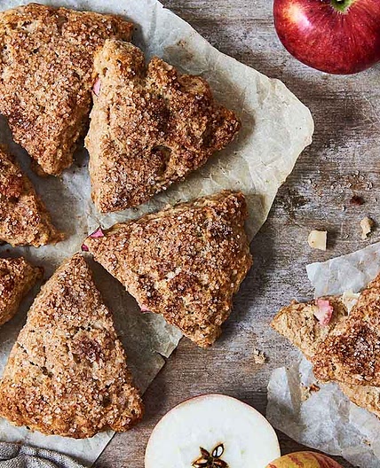Fresh Apple Cinnamon Scones